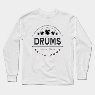 Keith Moon Drums Music D9 Long Sleeve T-Shirt